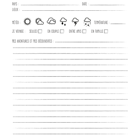 Carnet d'aventures (A6)