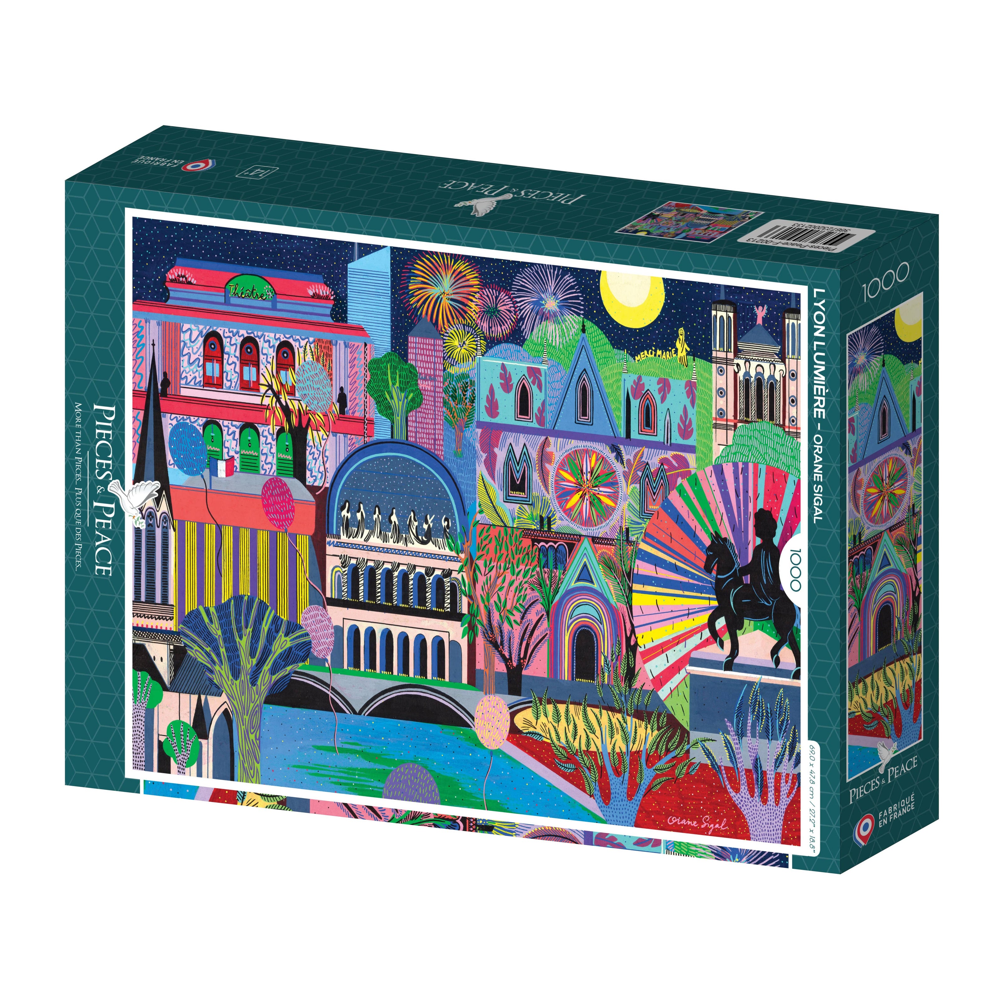 Puzzle 1000 pièces - Lyon Lumière