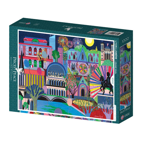 Puzzle 1000 pièces - Lyon Lumière