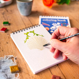 Coloring book A6 - Bloom