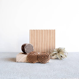 Fleur de vie en bois - Fabriquée en France