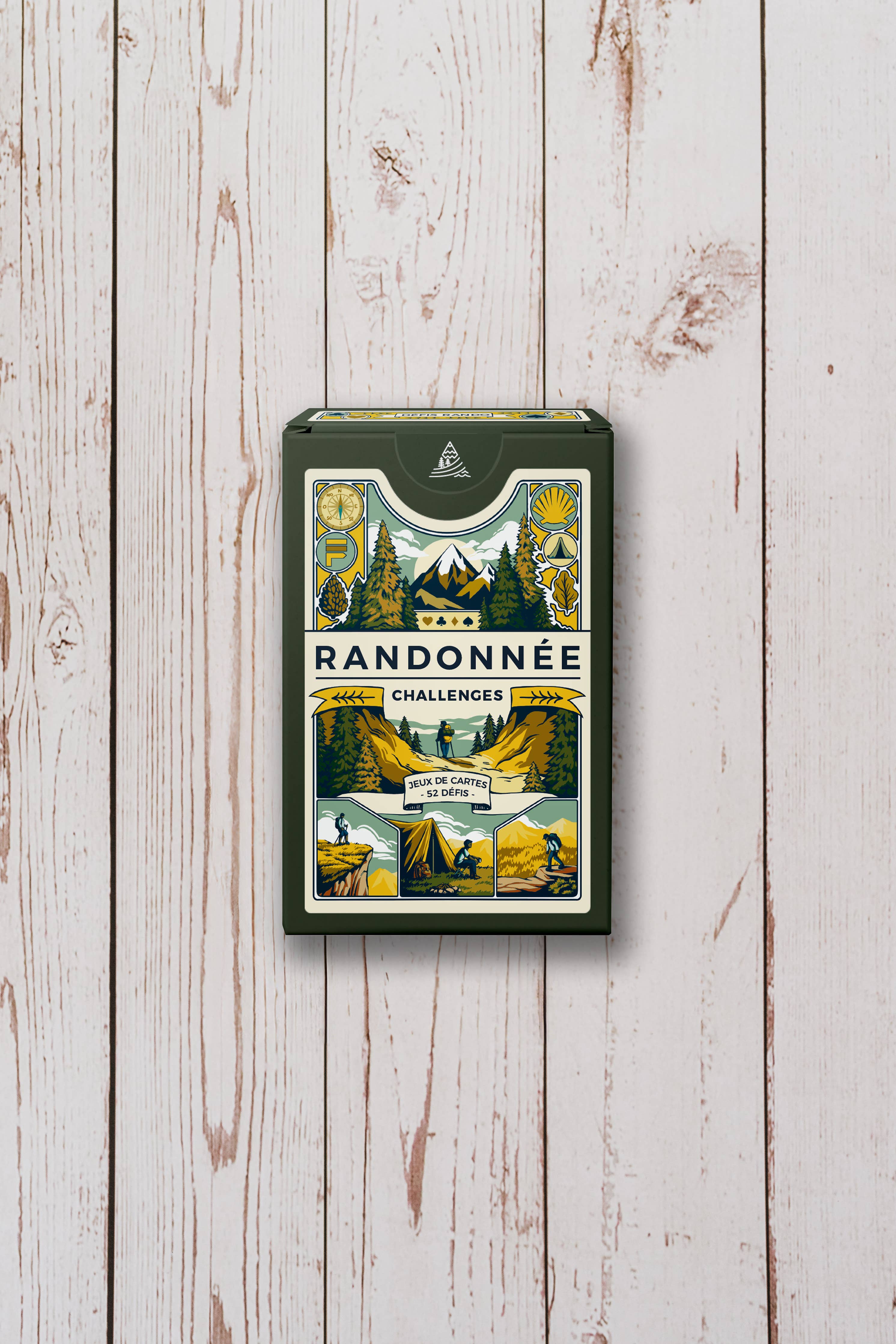 Jeu de cartes randonnée challenges