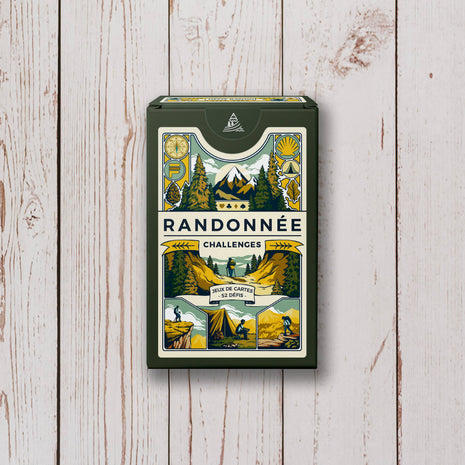 Jeu de cartes randonnée challenges
