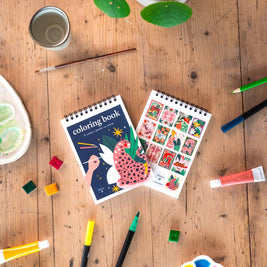 Coloring book A6 - Wild