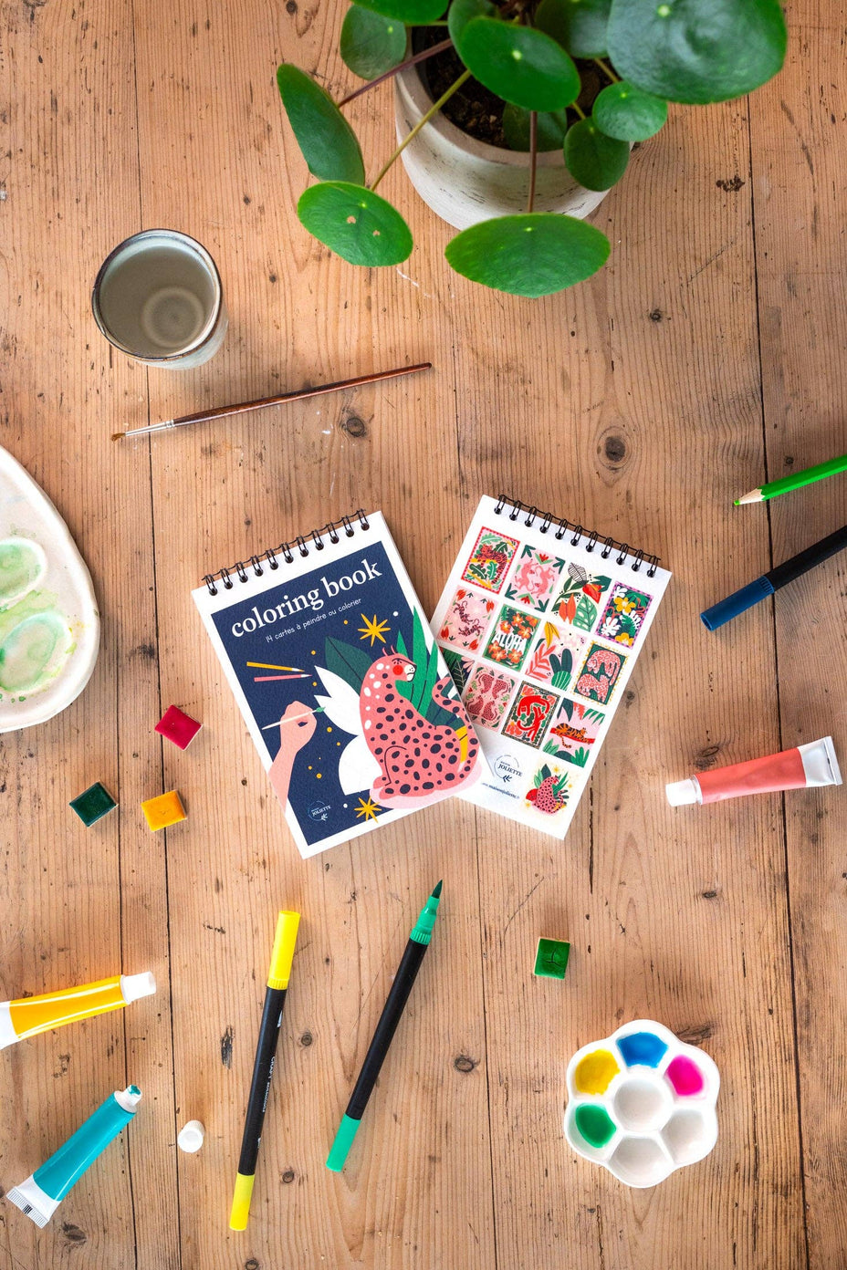 Coloring book A6 - Wild