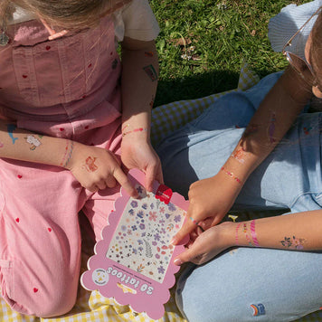 Tatouages enfants - Animaux Fluo et Paillettés