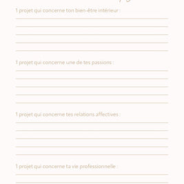 Carnet Bien-être