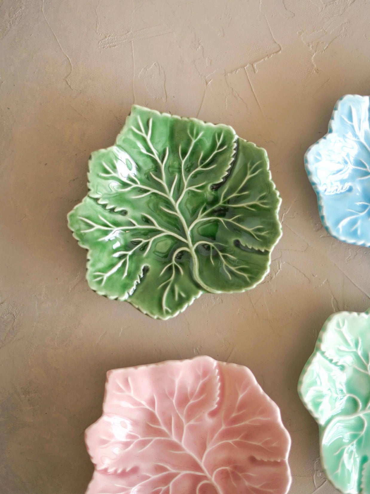 Coupelle feuille de vigne en céramique