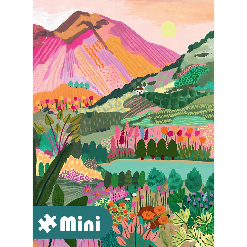 Mini-Puzzle 96 Pièces • Rainbow Mountain