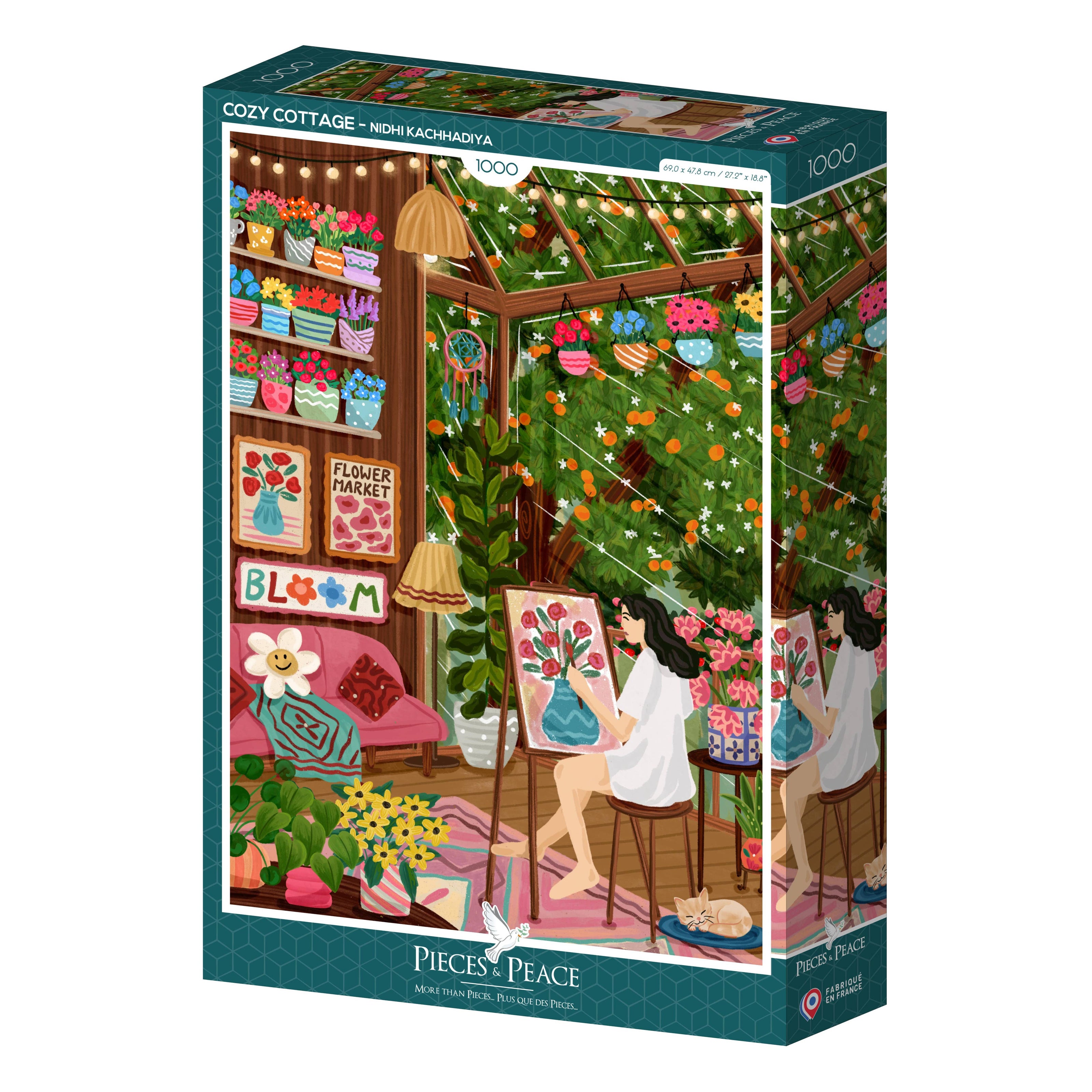 Puzzle 1000 Pièces • Cottage Confortable