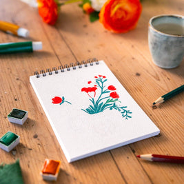 Coloring book A6 - Bloom