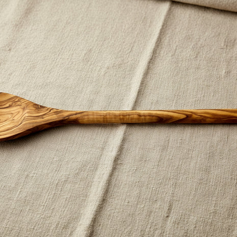 Cuillère en bois d'olivier ronde