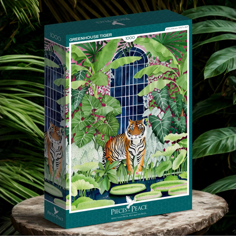 Puzzle 1000 pièces - Greenhouse Tiger