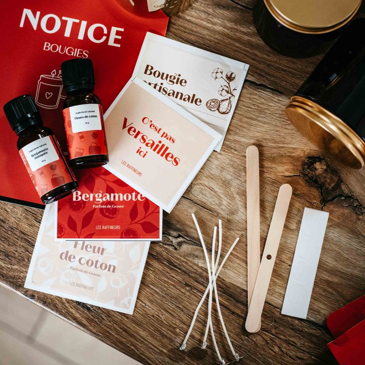 Kit DIY bougies parfumées