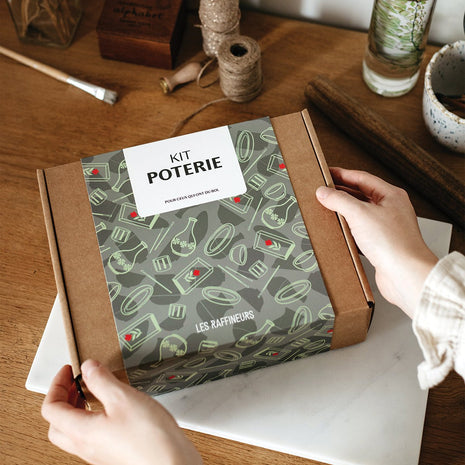 Kit DIY poterie et peinture