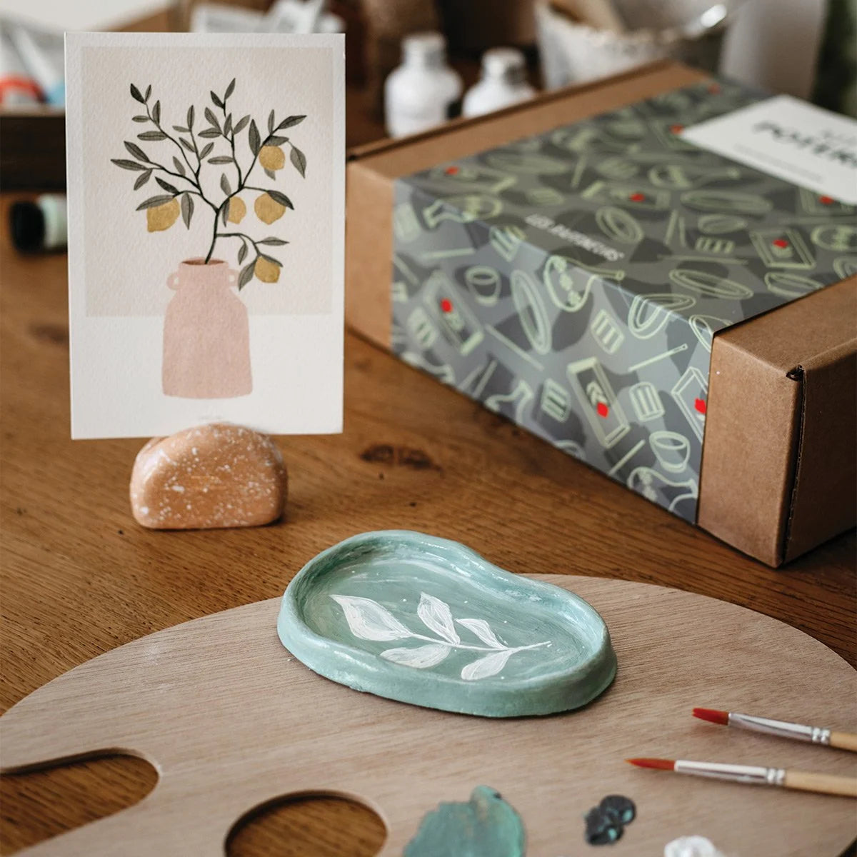 Kit DIY poterie et peinture