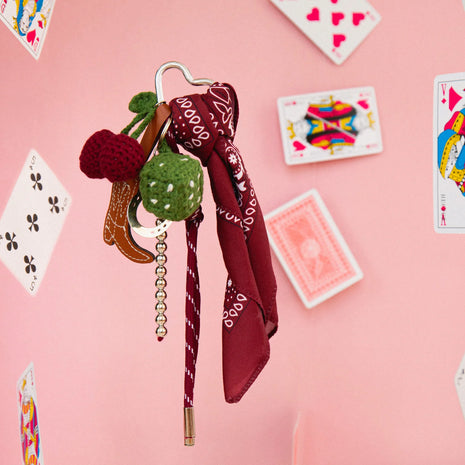 Kit crochet pour débutant - Bag charms - Cherry Cowboy