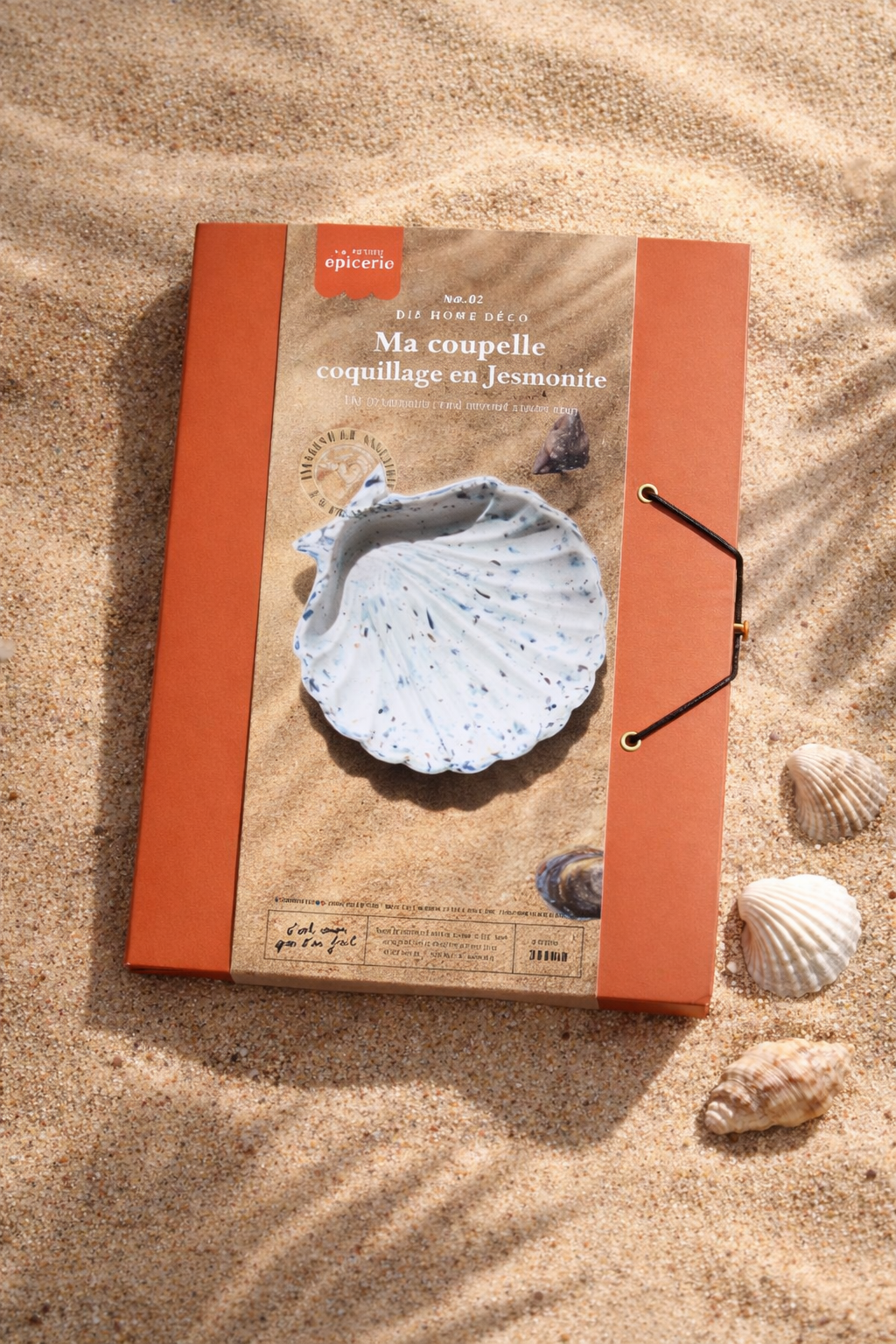 Kit créatif - Ma coupelle coquillage en jesmonite