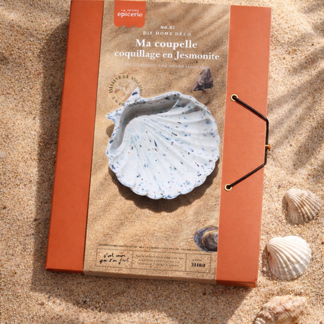 Kit créatif - Ma coupelle coquillage en jesmonite