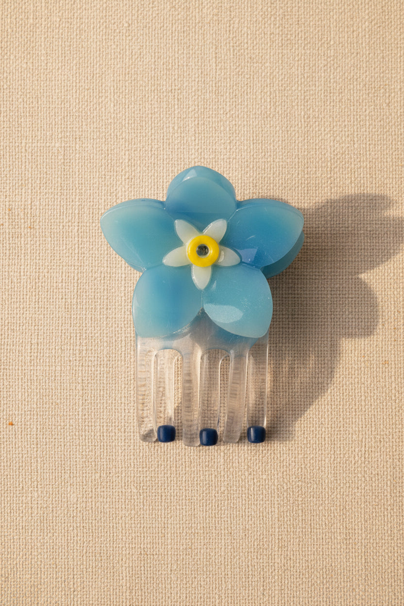 Mini pince à cheveux Myosotis