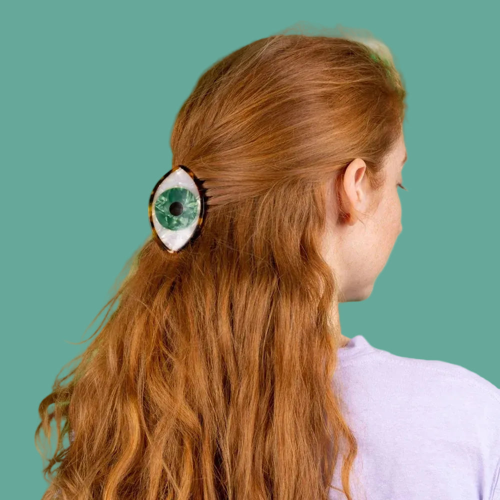 Pince à cheveux Oeil vert