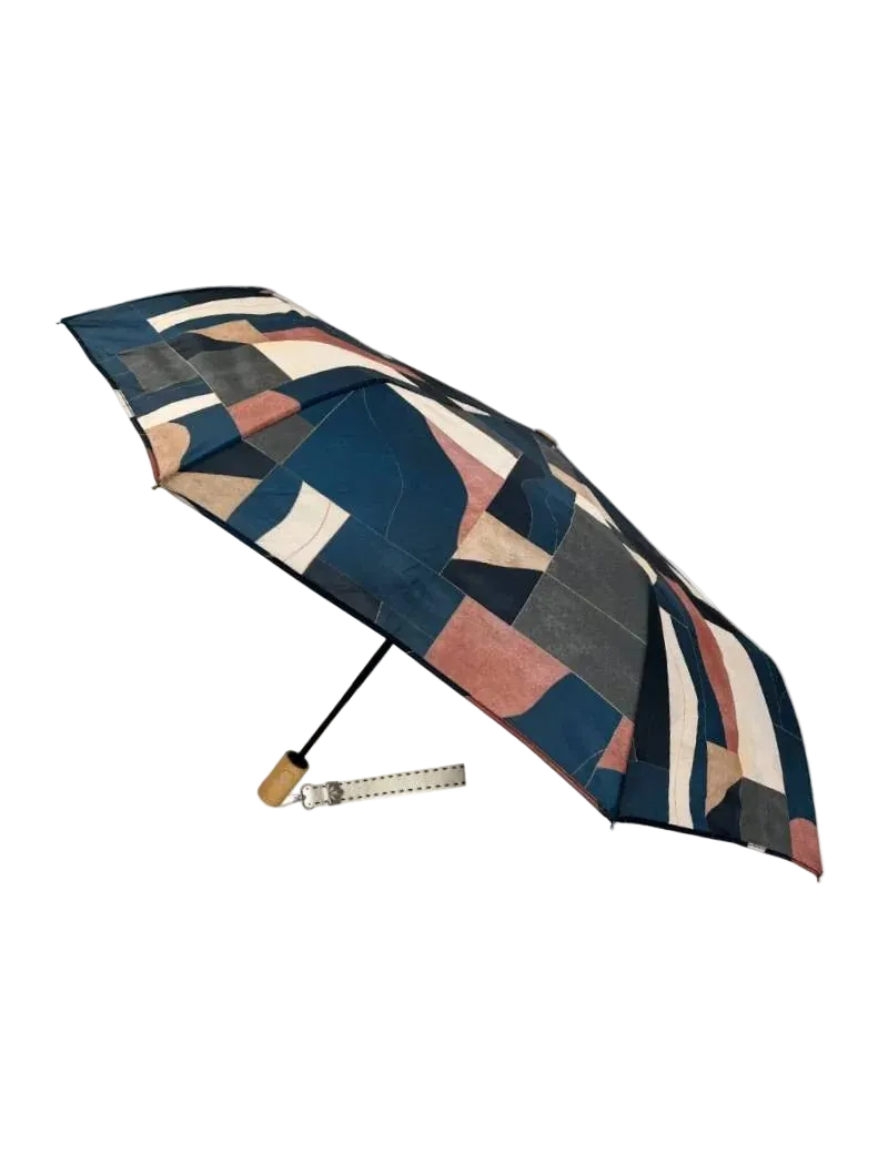 Parapluie Mains Libres Compact • Géométrique