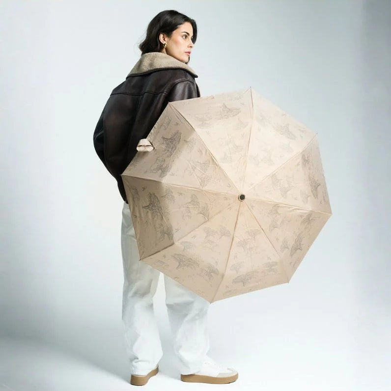 Parapluie Mains Libres Compact • Savane