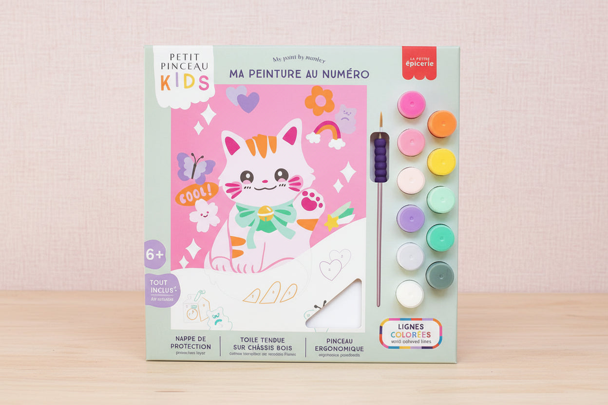 Peinture Numéro enfant - Maneki Neko