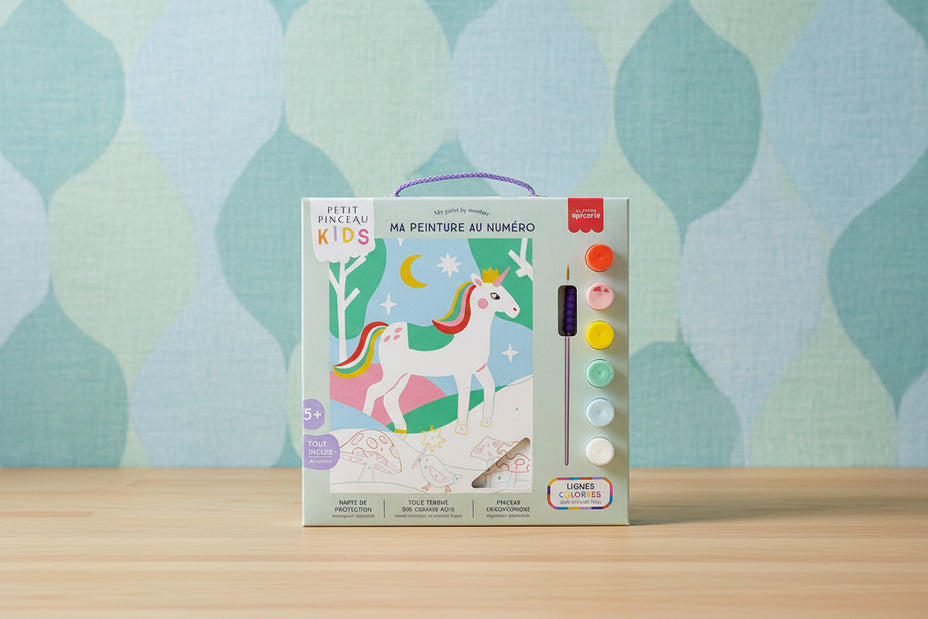 Peinture Numéro enfant - Licorne et Piou