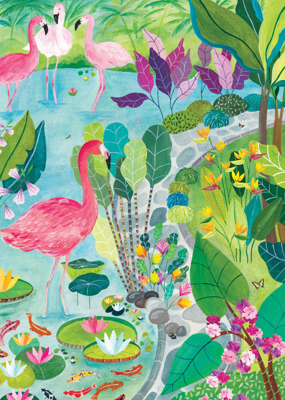 Puzzle 500 pièces - Balade tropicale