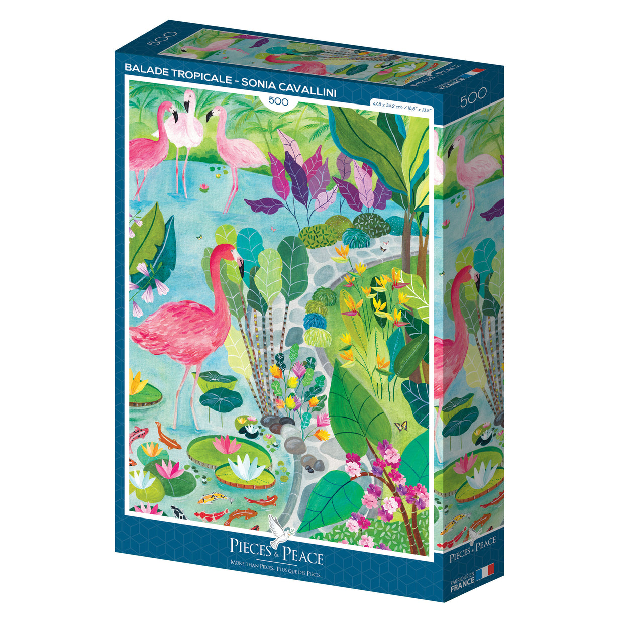 Puzzle 500 pièces - Balade tropicale