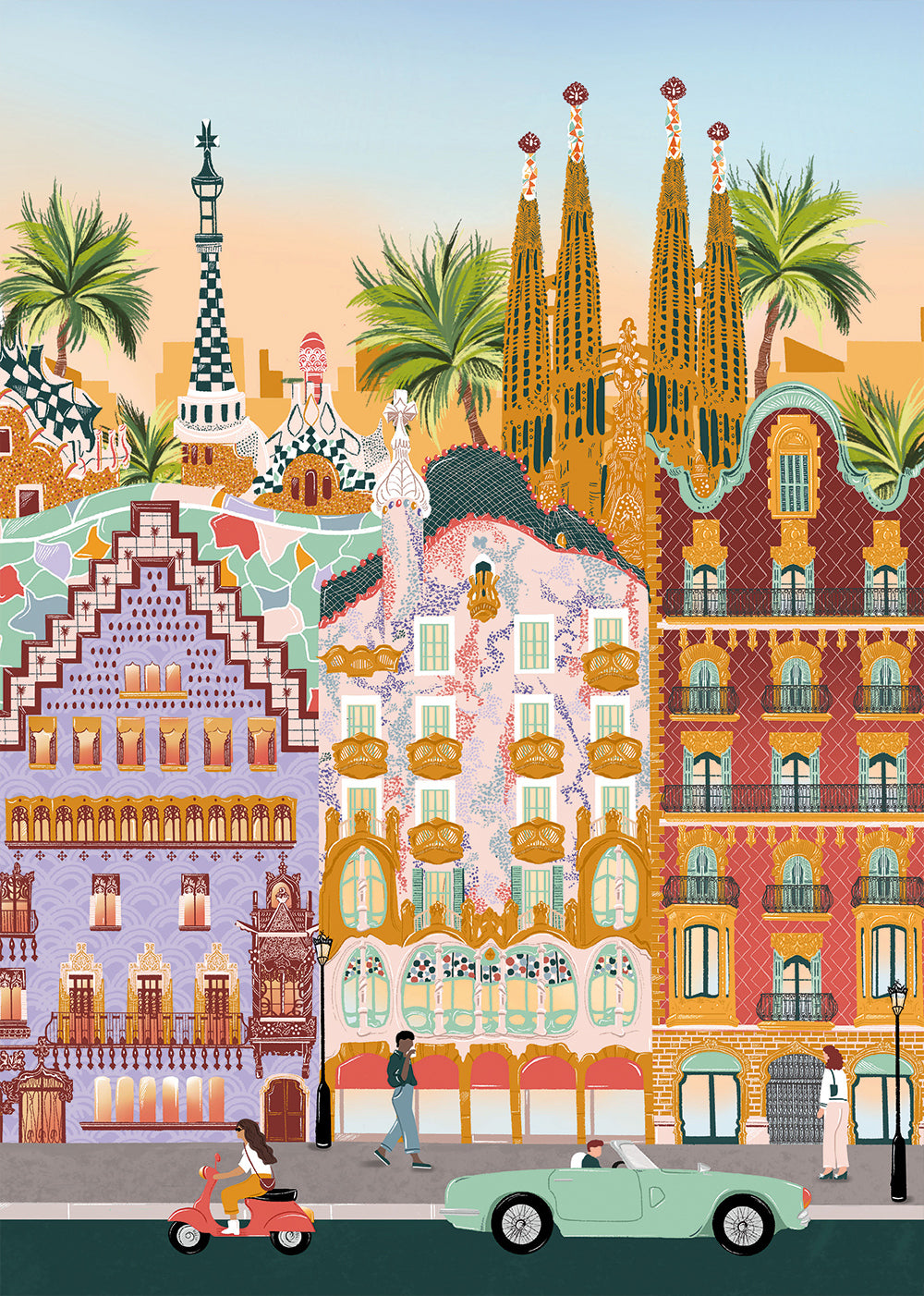 Puzzle 1000 Pièces - Barcelona