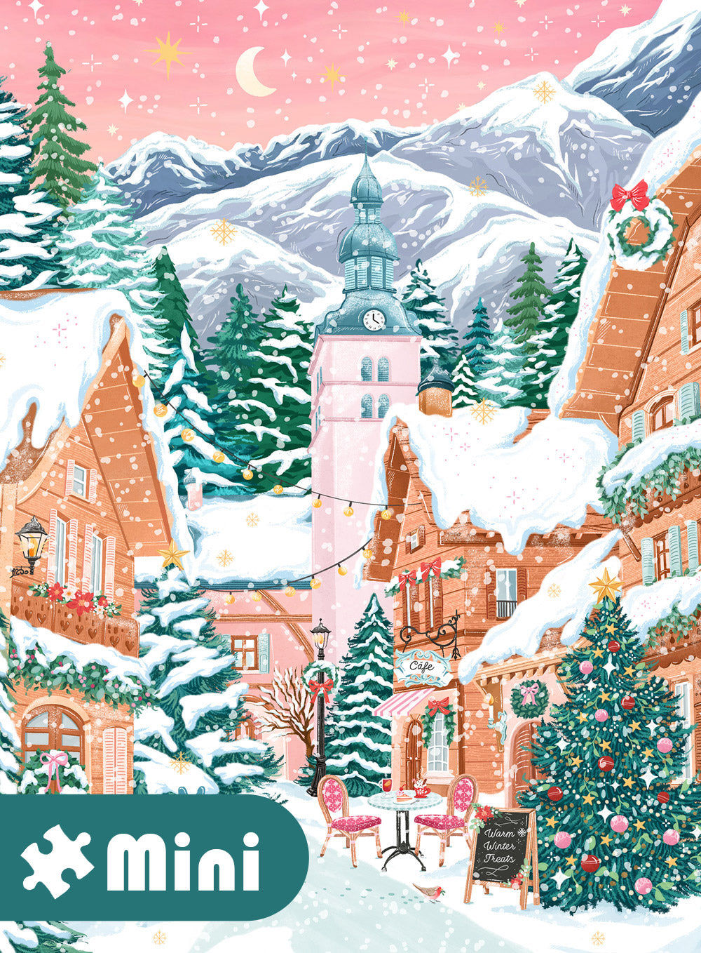 Mini-Puzzle 96 pièces - Megève, Alpes Françaises