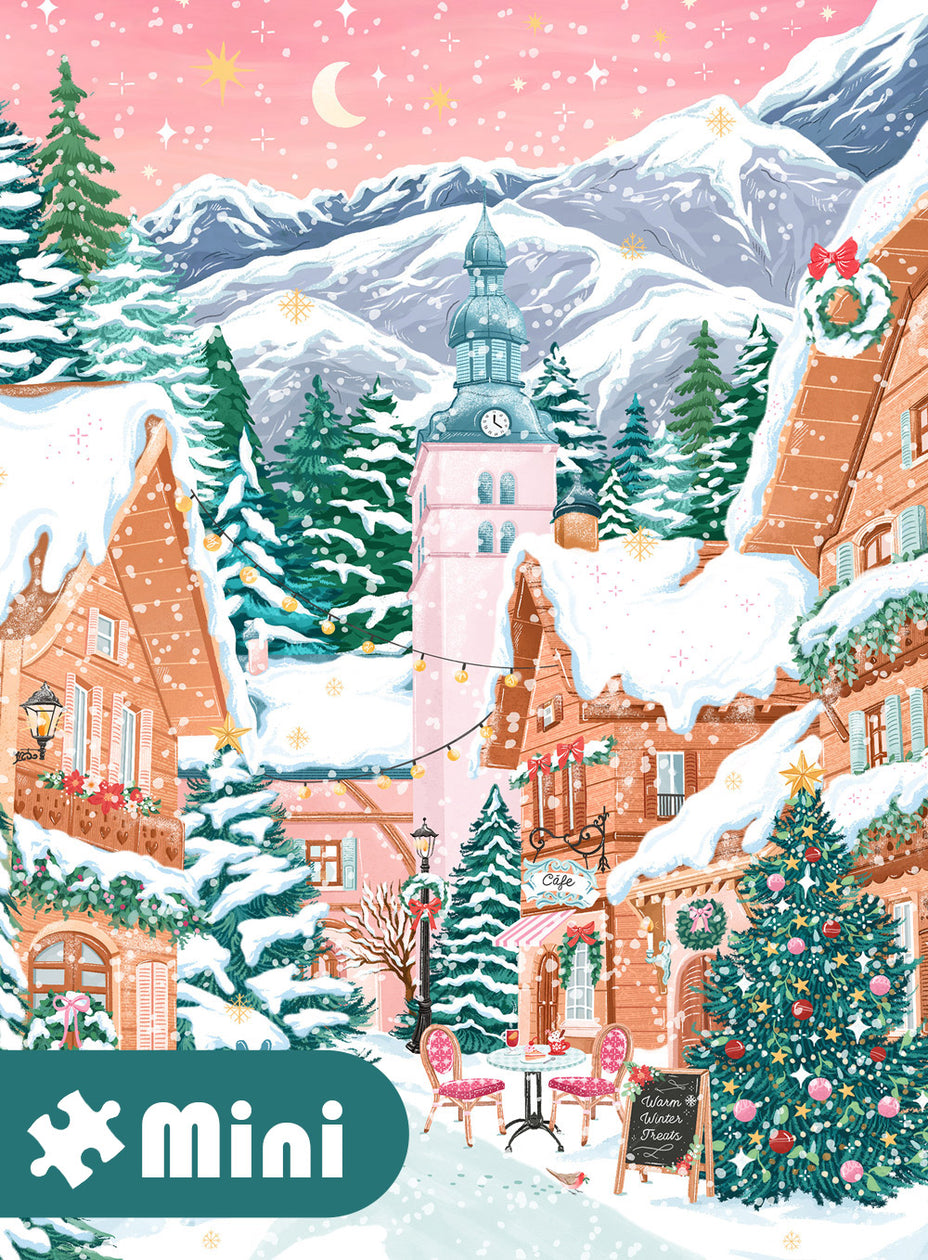 Mini-Puzzle 96 pièces - Megève, Alpes Françaises