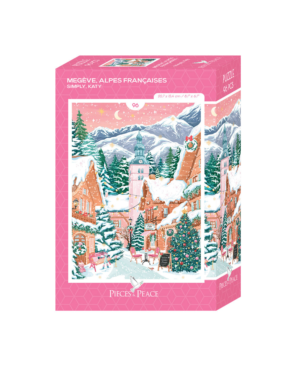 Mini-Puzzle 96 pièces - Megève, Alpes Françaises