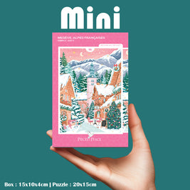 Mini-Puzzle 96 pièces - Megève, Alpes Françaises