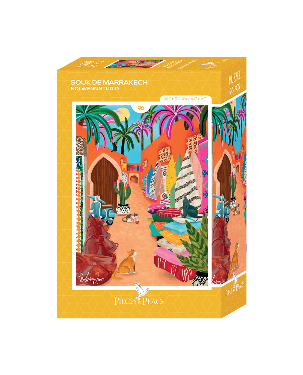 Mini-Puzzle 96 pièces - Souk de Marrakech