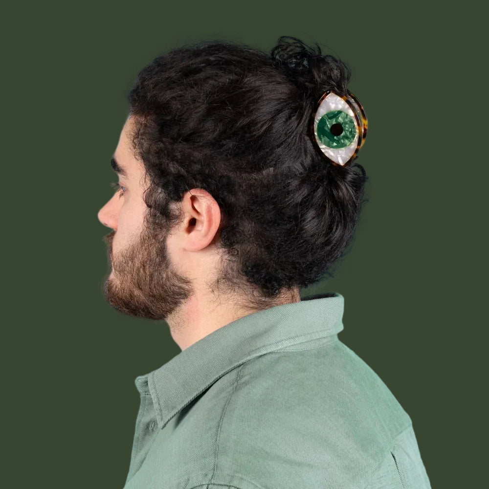 Pince à cheveux Oeil vert