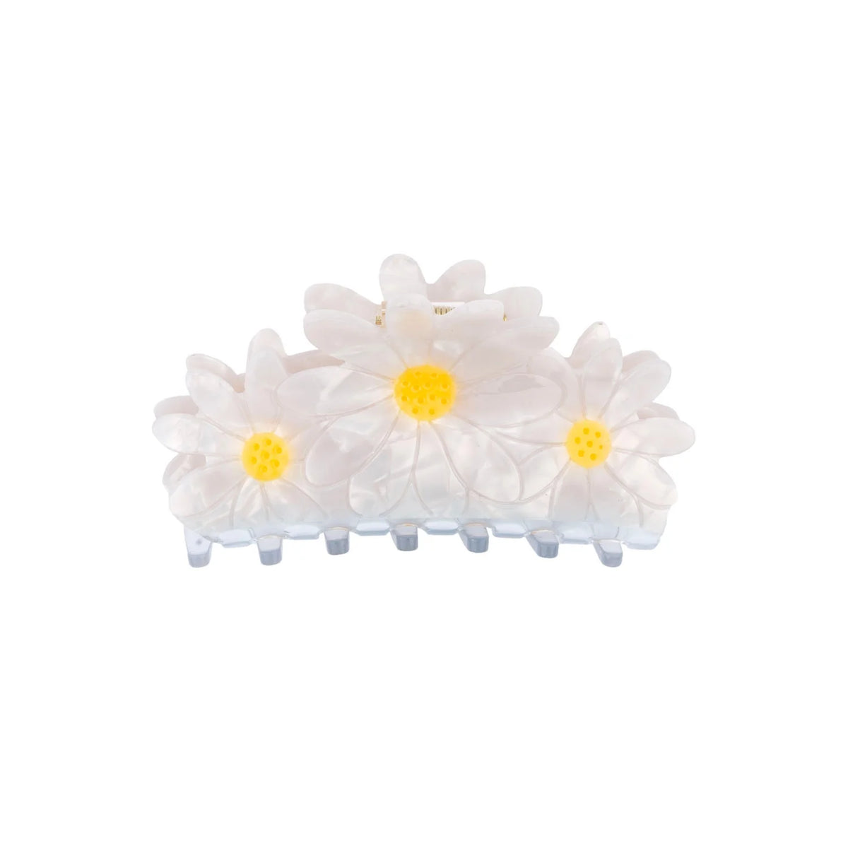 Pince à cheveux trio de pâquerettes