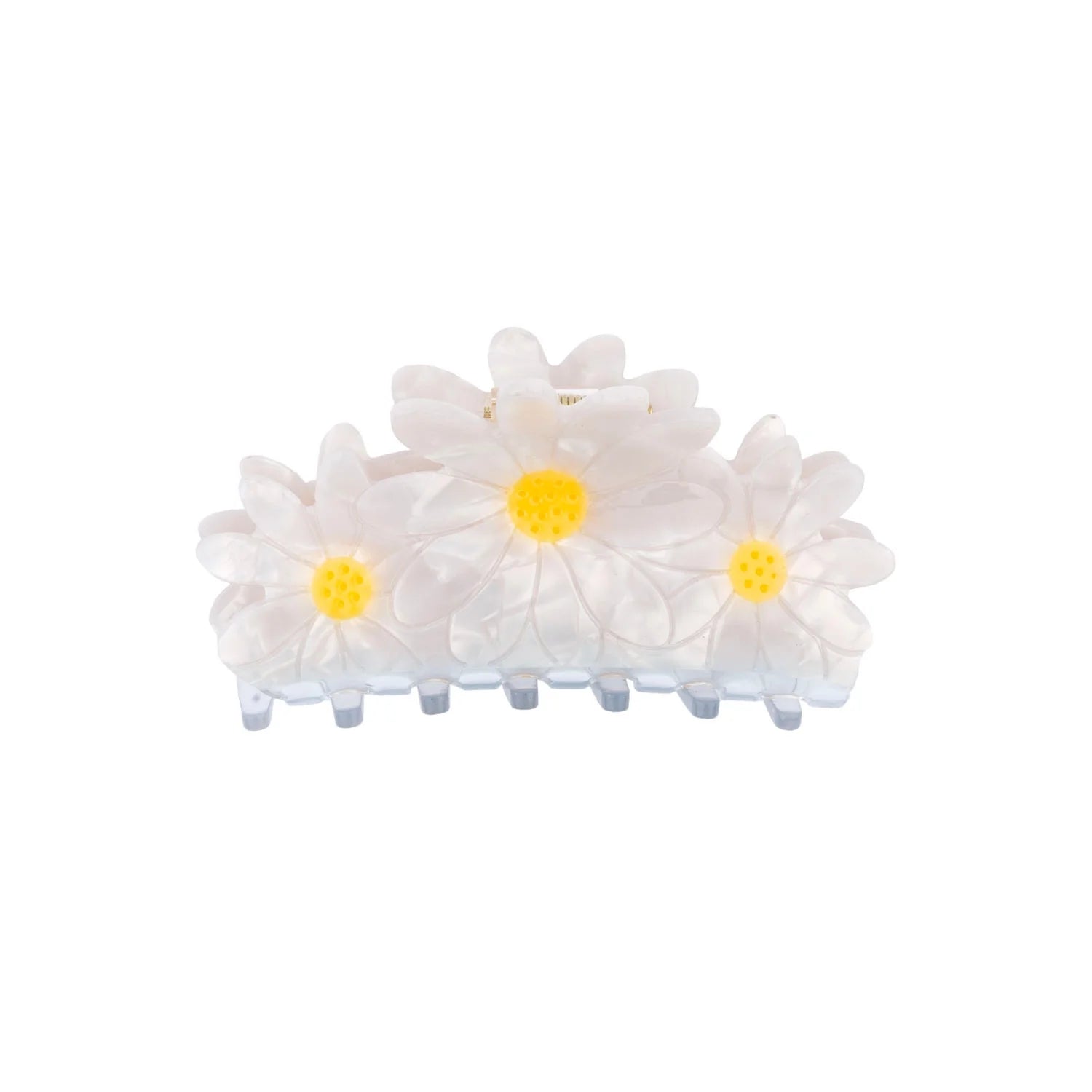 Pince à cheveux trio de pâquerettes