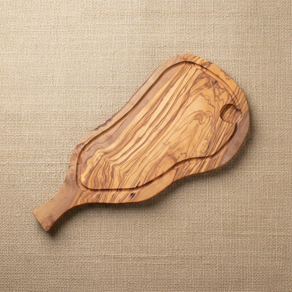 planche en bois d'olivier pour viande ou apéritif