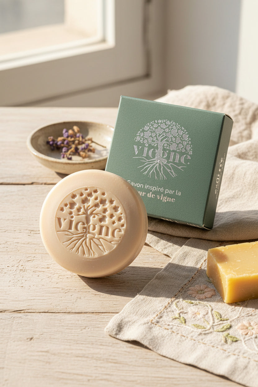 Petit savon visage FLEUR DE VIGNE