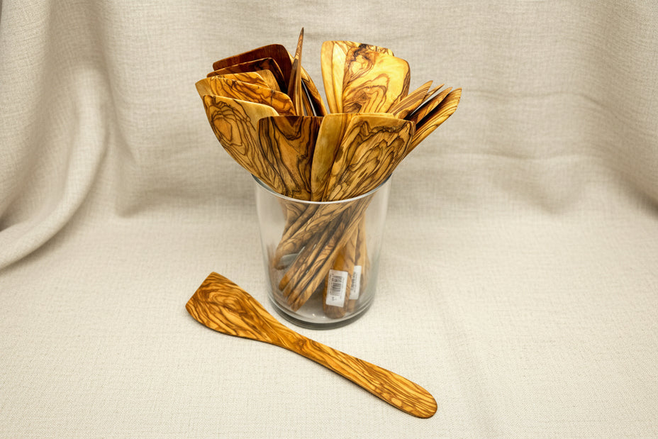 spatule bois d'olivier artisanale