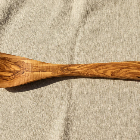 Spatule artisanale en bois d'olivier